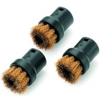 Комплект круглых щеток с латунной щетиной
